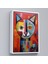 Çerçeveli Dekoratif Kanvas Tablo, Pablo Picasso Tarzı - Soyut Renkli Kedi TABLO-7372 4