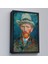 Çerçeveli Dekoratif Kanvas Tablo, Vincent Van Gogh - Hasır Şapkalı Otoportre TABLOSU-7452 3