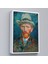 Çerçeveli Dekoratif Kanvas Tablo, Vincent Van Gogh - Hasır Şapkalı Otoportre TABLOSU-7452 4