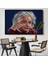 Çerçeveli Dekoratif Kanvas Tablo, Albert Einstein TABLOSU-7252 8