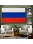 Çerçeveli Dekoratif Kanvas Tablo, Rusya BAYRAĞI-7202 6