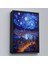 Çerçeveli Dekoratif Kanvas Tablo, Vincent Van Gogh Tarzı New York Manzara TABLOSU-7700 3