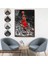 Çerçeveli Dekoratif Kanvas Tablo, Michael Jordan Smaç TABLOSU-7736 7