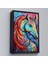 Çerçeveli Dekoratif Kanvas Tablo, Renkli Soyut At TABLOSU-7528 1
