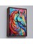 Çerçeveli Dekoratif Kanvas Tablo, Renkli Soyut At TABLOSU-7528 2