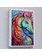 Çerçeveli Dekoratif Kanvas Tablo, Renkli Soyut At TABLOSU-7528 4