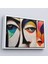 Çerçeveli Dekoratif Kanvas Tablo, Soyut Yüzler TABLOSU-7217 4