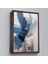 Çerçeveli Dekoratif Kanvas Tablo, Mavi Tonlardaki Yağlıboya Görünümlü TABLO-7575 2