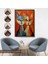 Çerçeveli Dekoratif Kanvas Tablo, Pablo Picasso Tarzı - Soyut Renkli Kediler TABLO-7369 7