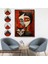 Çerçeveli Dekoratif Kanvas Tablo, Pablo Picasso Tarzı - Soyut Renkli Kadın ve Kedi TABLO-7376 7