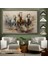 Çerçeveli Dekoratif Kanvas Tablo, Koşan Atlar TABLOSU-7261 6