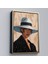 Çerçeveli Dekoratif Kanvas Tablo, Keskin Bakışlı Güzel Kadın TABLO-7565 2