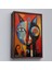 Çerçeveli Dekoratif Kanvas Tablo, Pablo Picasso Tarzı - Soyut Renkli Kedi TABLO-7371 2