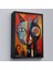 Çerçeveli Dekoratif Kanvas Tablo, Pablo Picasso Tarzı - Soyut Renkli Kedi TABLO-7371 4