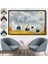 Çerçeveli Dekoratif Kanvas Tablo, 3D Modern Tasarım Altın Geyikler TABLOSU-7196 7
