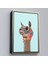 Çerçeveli Dekoratif Kanvas Tablo, Sosyetik Lama TABLOSU-7678 2