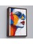 Çerçeveli Dekoratif Kanvas Tablo, Renkli Soyut Çizim Kadın TABLOSU-7806 1