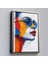 Çerçeveli Dekoratif Kanvas Tablo, Renkli Soyut Çizim Kadın TABLOSU-7806 2