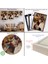 Çerçeveli Dekoratif Kanvas Tablo, Çiçek Başlı Soyut Kadın TABLOSU-7832 5