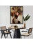 Çerçeveli Dekoratif Kanvas Tablo, Çiçek Başlı Soyut Kadın TABLOSU-7832 8