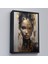 Çerçeveli Dekoratif Kanvas Tablo, Altın Detaylı Güzel Kadın TABLOSU-7625 3