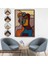 Çerçeveli Dekoratif Kanvas Tablo, Soyut Yüzler TABLOSU-7835 7
