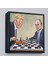 Çerçeveli Dekoratif Kanvas Tablo, Donald Trump - Vladimir Putin Santranç Oyhomeken TABLOSU-8316 3