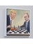 Çerçeveli Dekoratif Kanvas Tablo, Donald Trump - Vladimir Putin Santranç Oyhomeken TABLOSU-8316 4