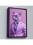 Çerçeveli Dekoratif Kanvas Tablo, Pembe Büyük Kadın TABLOSU-7923 1