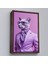 Çerçeveli Dekoratif Kanvas Tablo, Pembe Büyük Kadın TABLOSU-7923 2