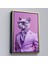 Çerçeveli Dekoratif Kanvas Tablo, Pembe Büyük Kadın TABLOSU-7923 3