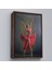 Çerçeveli Dekoratif Kanvas Tablo, Kırmızı Kıyafetli Bale Yapan Kadın TABLOSU-7951 2