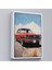 Çerçeveli Dekoratif Kanvas Tablo, Kırmızı Mustang TABLO-7971 4