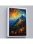Çerçeveli Dekoratif Kanvas Tablo, Dağdaki Şato Manzarası TABLO-7996 4