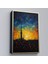 Çerçeveli Dekoratif Kanvas Tablo, Günbatımı Şehir Manzarası TABLOSU-7998 3