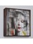 Çerçeveli Dekoratif Kanvas Tablo, Gazete ve Dergilerden Kadın TABLOSU-8365 1