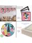 Çerçeveli Dekoratif Kanvas Tablo, Pembe Renkli Soyut Kadın Portre TABLOSU-8306 5