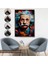 Çerçeveli Dekoratif Kanvas Tablo, Albert Einstein TABLO-7827 7
