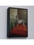 Çerçeveli Dekoratif Kanvas Tablo, Kırmızı Yastık Üzerinde Bir Italyan Tazısı TABLO-8061 3