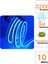 10 Metre 220 Volt Mavi Neon Led Tak Çalıştır 8x16mm Esnek Hortum Led Suya Dayanıklı Şerit Aydınlatma 2