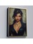 Çerçeveli Dekoratif Kanvas Tablo, Yağlıboya Görünümlü Esmer Güzel Kadın TABLOSU-7741 1