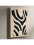 Soyut Zebra Desenli Modern Sanat Tablosu 1