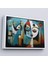 Çerçeveli Dekoratif Kanvas Tablo, Renkli Soyut Yüzler TABLOSU-7233 4