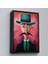 Çerçeveli Dekoratif Kanvas Tablo, Bıyıklı Ikonik Sürreal Adam TABLOSU-7732 1