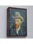 Çerçeveli Dekoratif Kanvas Tablo, Vincent Van Gogh - Hasır Şapkalı Otoportre TABLOSU-7481 2