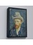 Çerçeveli Dekoratif Kanvas Tablo, Vincent Van Gogh - Hasır Şapkalı Otoportre TABLOSU-7481 4
