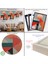 Çerçeveli Dekoratif Kanvas Tablo, Modern Desenli Soyut TABLO-7553 5