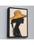 Çerçeveli Dekoratif Kanvas Tablo, Kadın Silüeti TABLO-7568 3