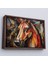Çerçeveli Dekoratif Kanvas Tablo, Vitray Tarzı At Kafası TABLOSU-7243 2