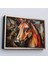 Çerçeveli Dekoratif Kanvas Tablo, Vitray Tarzı At Kafası TABLOSU-7243 3